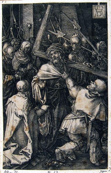D?rer Albrecht - Cristo che porta la croce (dalla serie: La Piccola Passione)